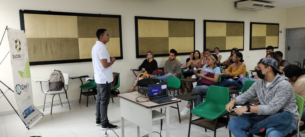 ParqueSoftSucre's tweet photo. Hoy iniciamos nuestro #Startupwekeend en @Unisucre @DrJaime_Rector en marco del proyecto incremento de empresa de base tecnológica. @CdtCreatic @GobSucre @cciosincelejo @mrxam @YeseniaOlayaR @MincienciasCo
#competividad #productividad #innovacion https://t.co/RzNmbc9PMd