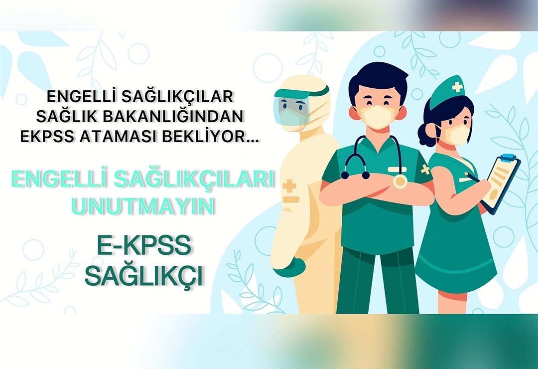 engllisaglikci's tweet photo. ENGELLİ SAĞLIKÇILAR ÜVEY EVLAT DEĞİLDİR

6 yıldır engelli sağlıkçıların ataması yapılmıyor 

Sağlık bakanlığı bir an önce engelli sağlıkçıların atamasını yapılması talep ediyoruz @drfahrettinkoca
@prfmuratkaraman @silabozatli @SleymanUYANIK06
@aylinyaman_ @deryayanikashb https://t.co/jzW0fhoLuu