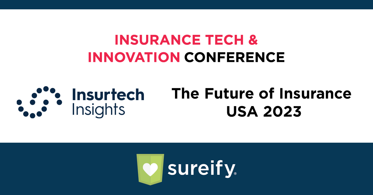 Sureify's tweet photo. Sureify's on the road:
Insurance Tech Innovation Conference (Boston) - May 25-26
Insurtech Insights (NYC) - June 7-8
The Future of Insurance (Chicago) - June 27-28
Let's connect! https://t.co/hZww5GbrZg