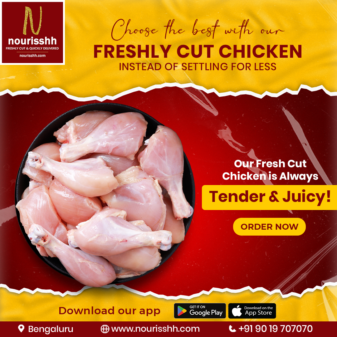nourisshh's tweet image. Get your taste buds ready for the juiciest, most succulent chicken you've ever had!
Try Nourisshh Today!
Visit: nourisshh.com
Download our app: rb.gy/y78l
#chickendelivery #delivery #chicken #freshchicken #meatdelivery #grocerydelivery #foodie #food