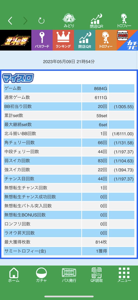 kentanunatan's tweet photo. 社畜が貴重な休みを使ってここぞと言う日にスマスロ北斗初打ちにて、しっかりツモったと言うのに同じ名を持つものに酷い目にあったとしか言いようがない。笑
おそらく設定ないであろう両隣はタコ🐙。
NHKマイル獲ったツケがここで回ってくるなんて本当に聞いてない。笑 https://t.co/l1TALBD1I6