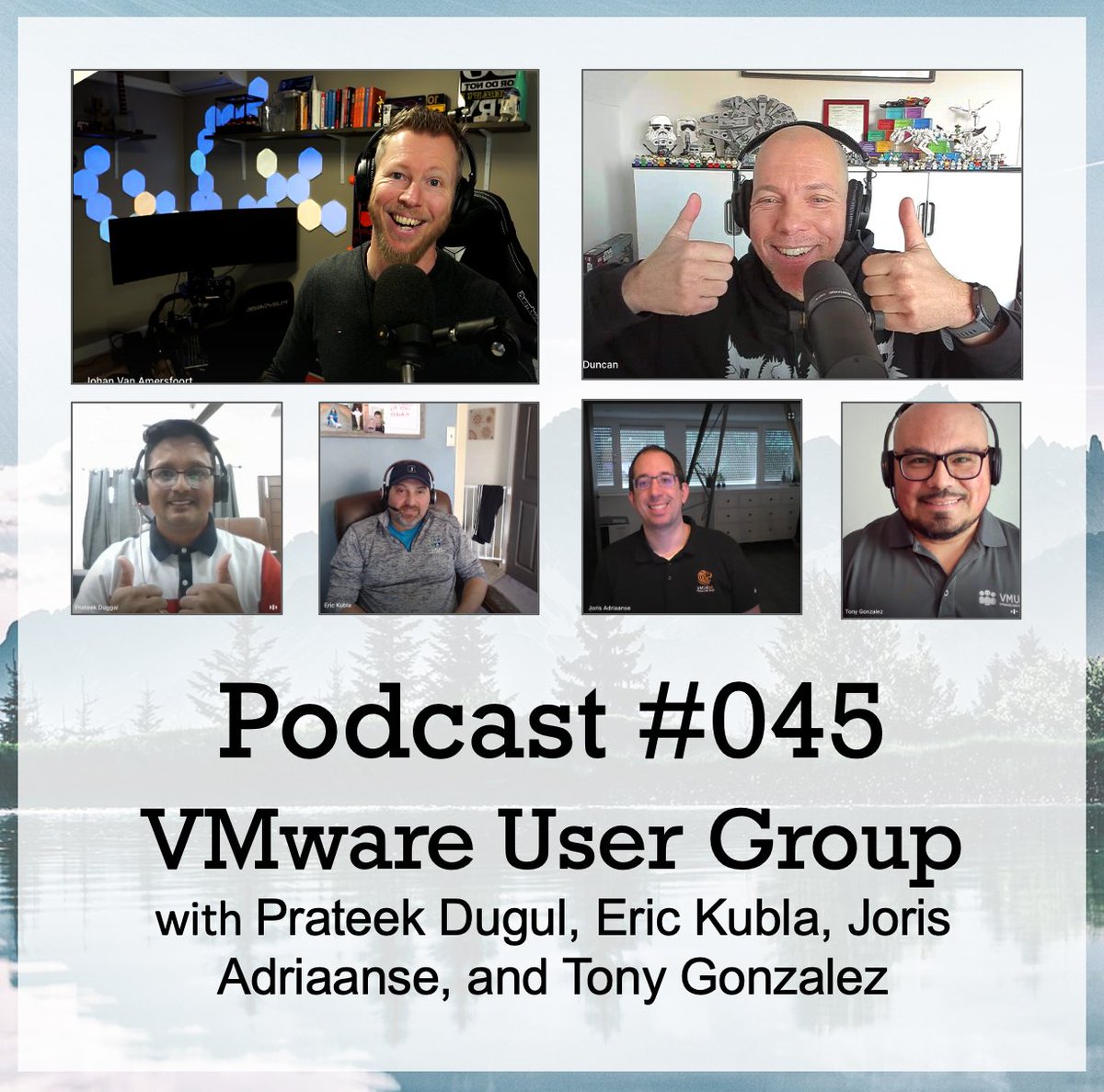 In #045 of the <a href="/UnexploredPod/">Unexplored Territory Podcast</a>, we discuss the value of joining <a href="/MyVMUG/">VMware User Group</a> with VMUG leaders like:  @pduggal2018, <a href="/erickubla/">Eric Kubla</a>, @Joris_Adriaanse, and <a href="/vGonzilla/">Tony Gonzalez 🦖</a>! Listen now via Spotify (spoti.fi/3LkbMlx), Apple (apple.co/429vmI3), or online (unexploredterritory.tech).