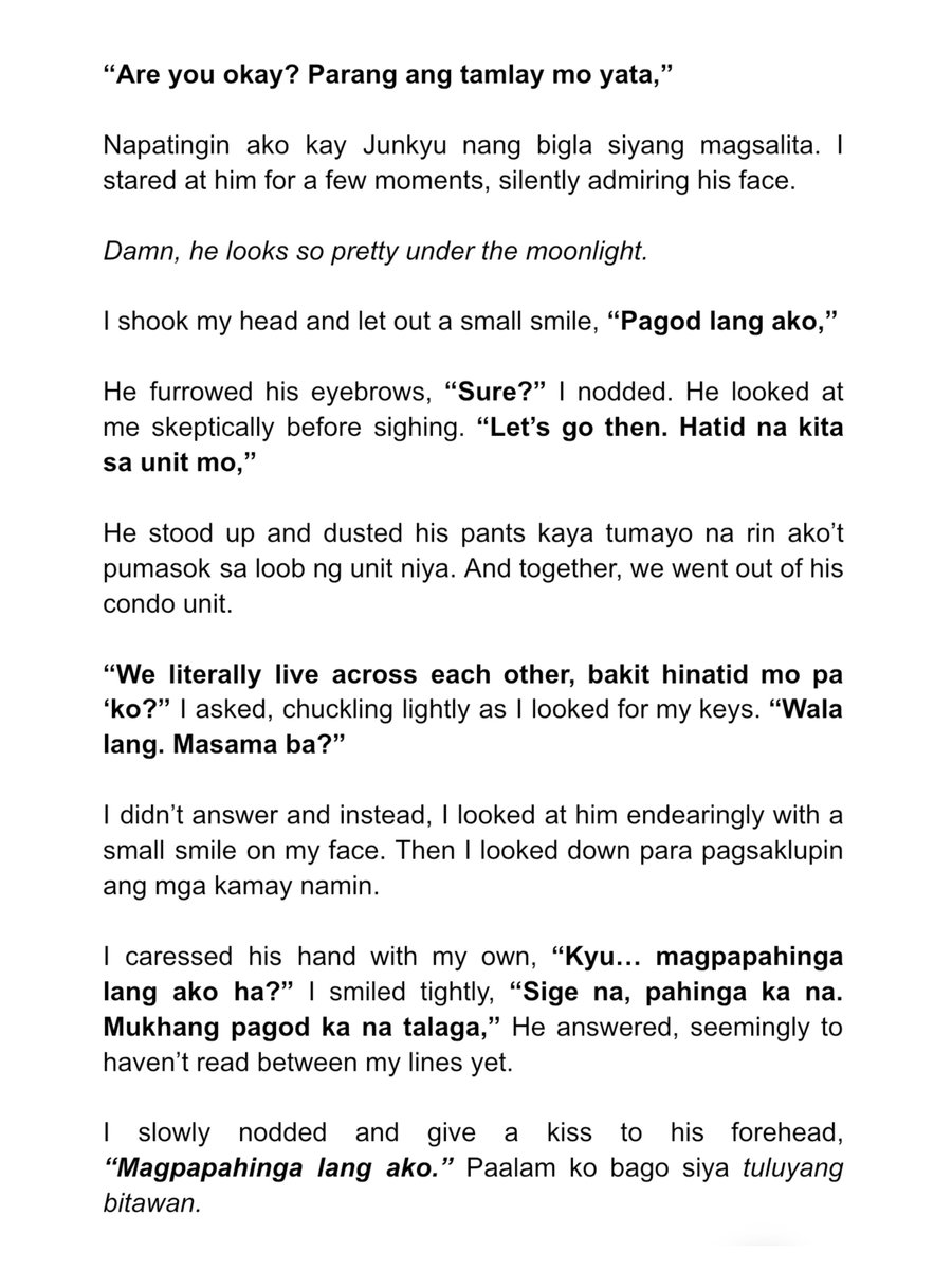 saparaluman's tweet photo. daan patungo sayo,
a #jikyu filo au.

wherein taking your time doesn't always mean it will make the person you love stay… and junkyu learned it the hard way. https://t.co/KQNxKLG1DW