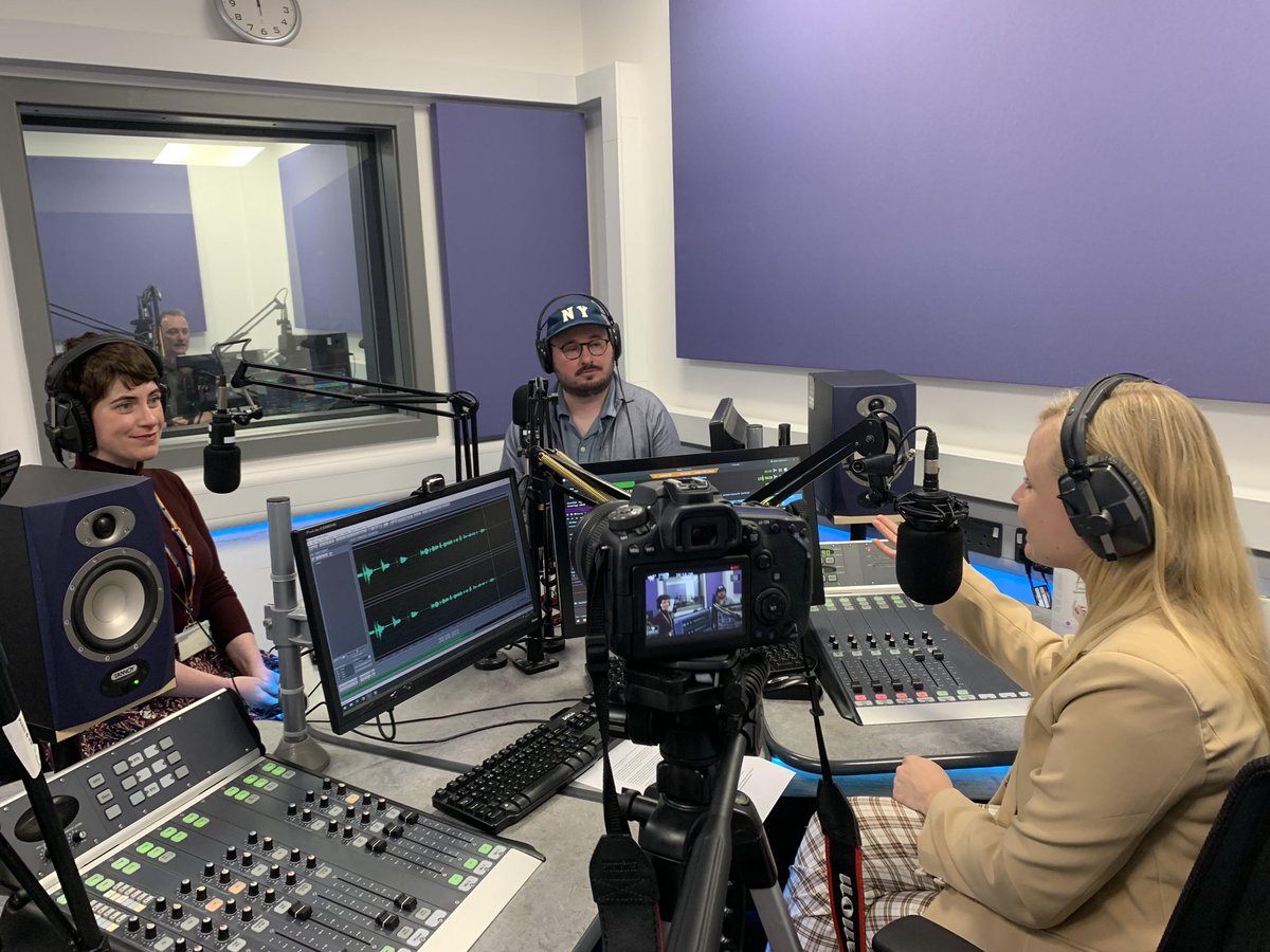 Super excited to have recorded my first ever podcast episode this morning! 😱Look for @SimonIanHobbs and me talking about ethical true crime on #LifeSolved @portsmouthuni next week! #truecrime