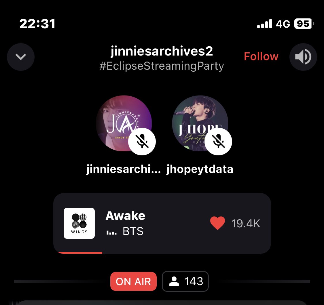 wildrosie7248's tweet photo. @JhopeJapan @jhopeytdata @jinniesarchives I'm joinning ๐ฟ๏ธ๐๐น
ECLIPSE STREAMING PARTY
#EclipseStreamingParty
#TheAstronaut #๋ฐฉํ์๋
๋จ์ง #BTSJIN #JIN #์ง https://t.co/4cdsauPKi7