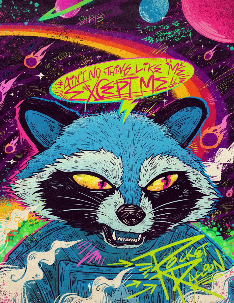 Ain't no thing like me except me 🦝 #gotg #guardiansofthegalaxy #GotGVol3   #gotgvol3ph #RocketRaccoon #iamgroot #mcu #marvel <a href="/JamesGunn/">James Gunn</a>