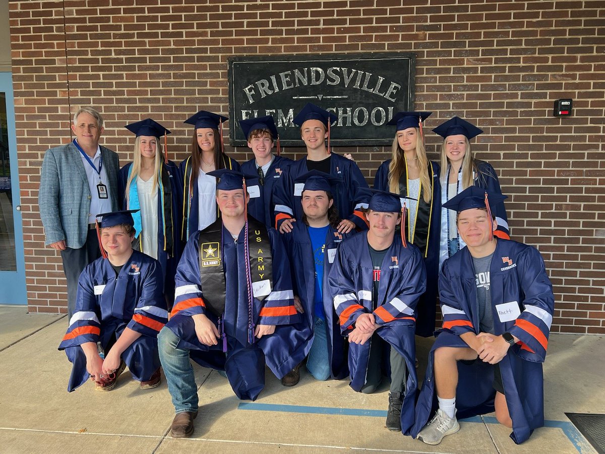 Favorite day of the year!  Enjoyed hosting these 11 Falcons back at FES for Class of 23 Legacy Walk. Congratulations!