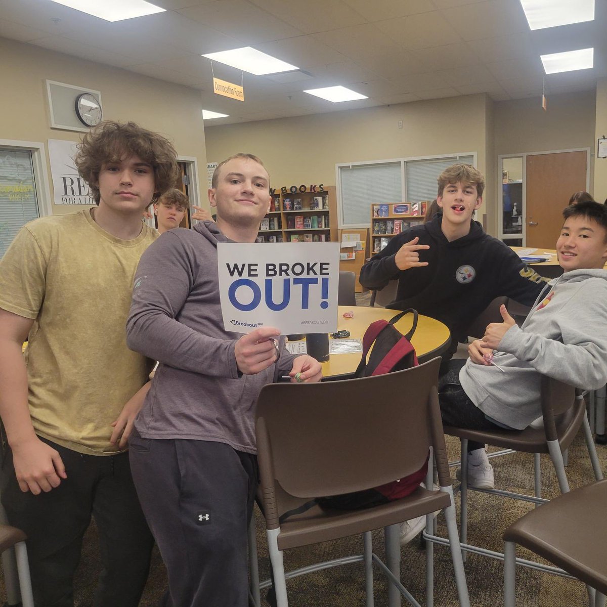 HDJWorldLang's tweet photo. Spanish 3 students started to wrap up their Art unit with a breakout room on Salvador Dalí.  Congrats to the groups below who broke out! https://t.co/KlVkjlNSex