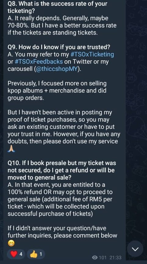 thiccshopMY's tweet photo. Hello!

Here's a compilation of the questions I've received regarding Coldplay ticketing. Please reply below if you have any further inquiries (won't be opening new dms for now)
#TSOxUpdates https://t.co/3NWJ0Jlvuf