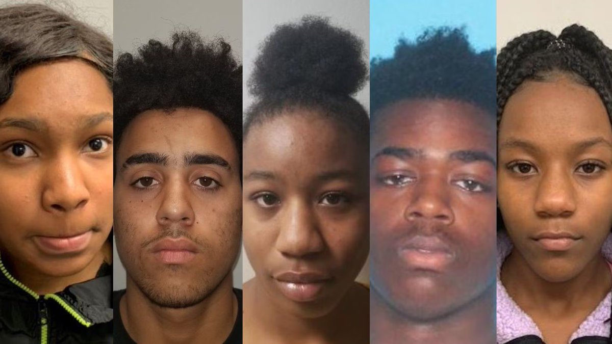 AntiWhiteWatch1's tweet photo. (2020) Five "teens" were charged with capital murder for shooting Madison Harris to death. "She considered some of the suspects friends."

“They were in our house a number of different times, I thought as friends."
-Thugs aren't friends #BlackonWhiteViolence https://t.co/XoFAnODPk0
