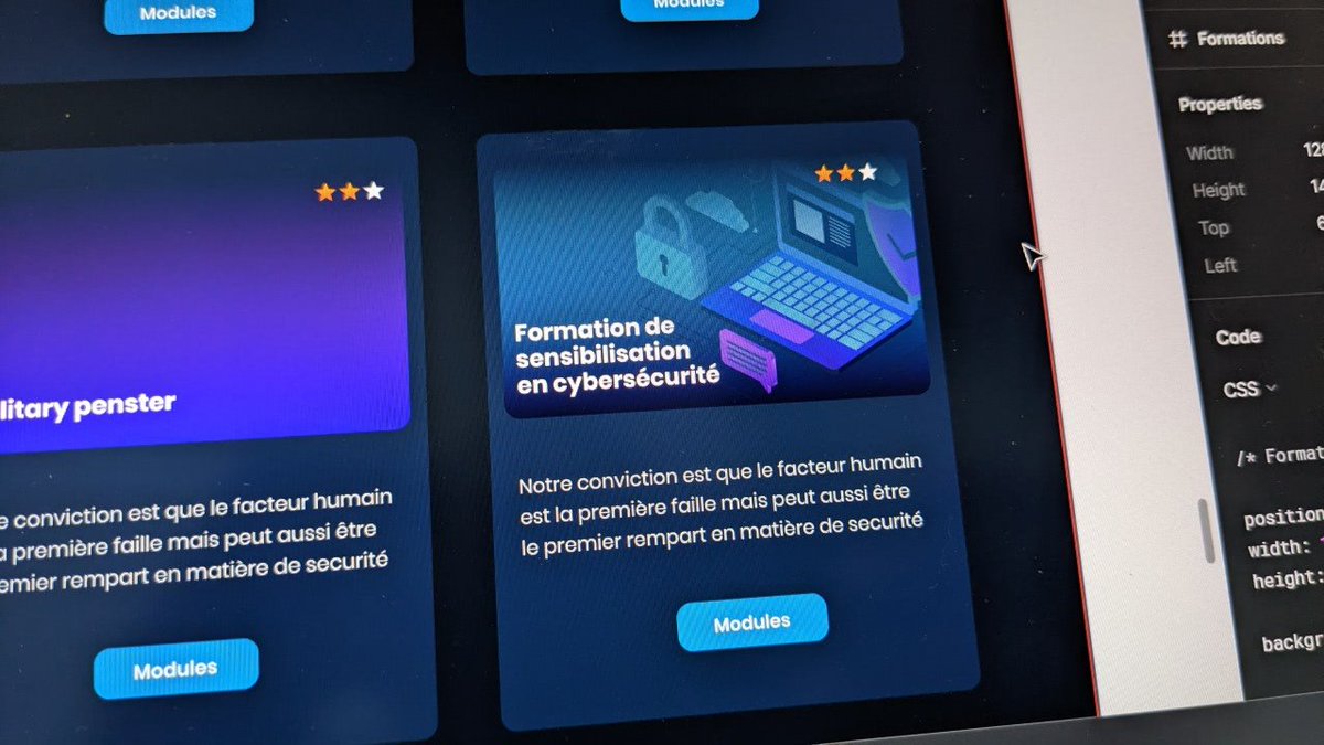 Notre conviction est que le facteur humain est la première faille mais peut aussi être le premier Rempart en matière de cybersécurité... Vous allez aimer
