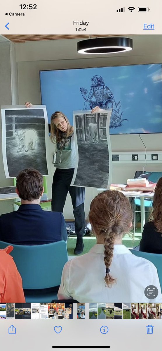 After <a href="/HenleySchool/">Henley-in-Arden School</a> it was on to <a href="/WestBromCA/">West Bromwich Collegiate Academy</a> West Bromwich Collegiate Academy to talk about Albi and the writing that students were and are up to there. Copies of Albi kindly donated by (and thank you to ♥️) <a href="/MeatFreeMonday/">Meat Free Monday</a> 🌱🐮🌱and thank you for having me, Janine Parkes!