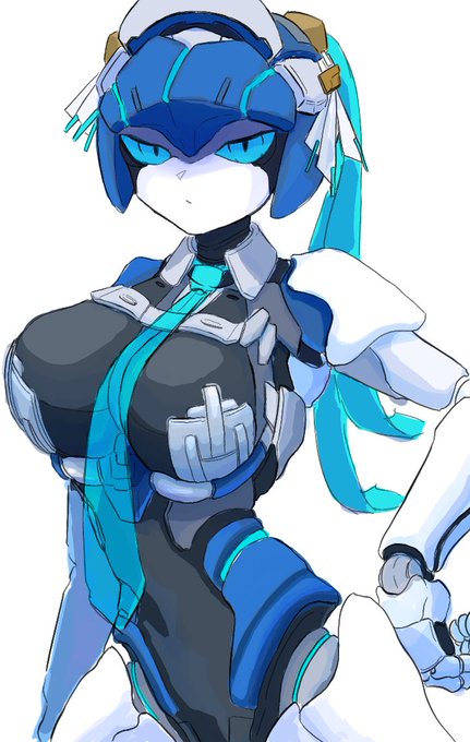 #ロボ娘なんでも投稿祭 
ポニテちゃん 