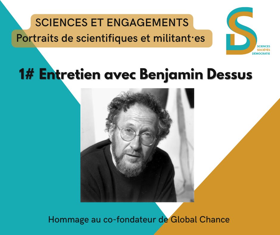 asso_sc's tweet photo. En guise d'inauguration de la série Sciences et Engagements, hommage à Benjamin Dessus, co-fondateur et président de @Global_Chance, couplé avec le portrait de Jacques Testart, co-fondateur et Président d'honneur de @asso_sc. 
https://t.co/kB2FCbFCTO
#sciences #sociétés https://t.co/mbeW4N4sbb