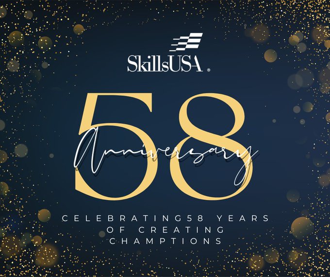 SkillsUSA Virginia (@skillsusava) on Twitter photo Happy Anniversary SkillsUSA! #SkillsUSAVA Happy Anniversary SkillsUSA! #SkillsUSAVA