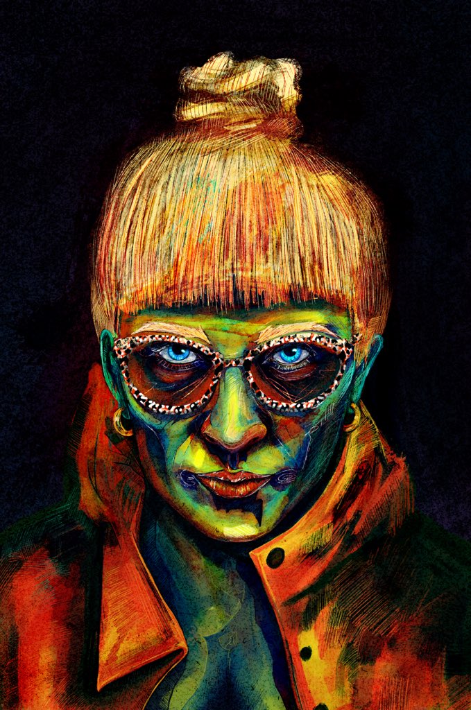 Old portrait for my classes 

#art #portrait #student #pwsftvit #procreate