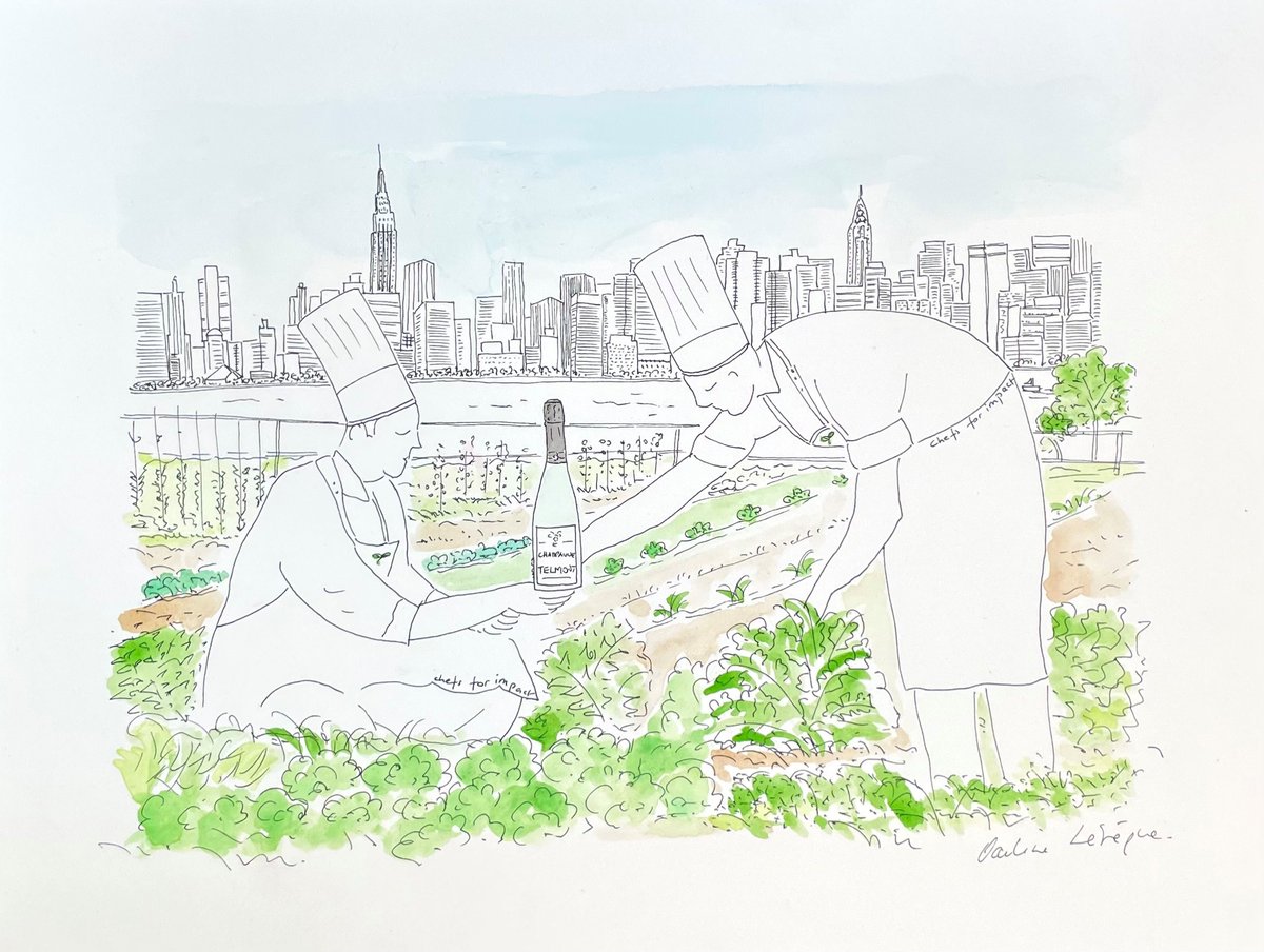 maisontelmont's tweet photo. It is with enthusiasm that Maison Telmont announces its partnership with Chefs for Impact, a non-profit organization whose objective is to educate and empower the general public on what eating sustainably means, and its effects on both the environment and our collective health. https://t.co/JdMHlvvquE