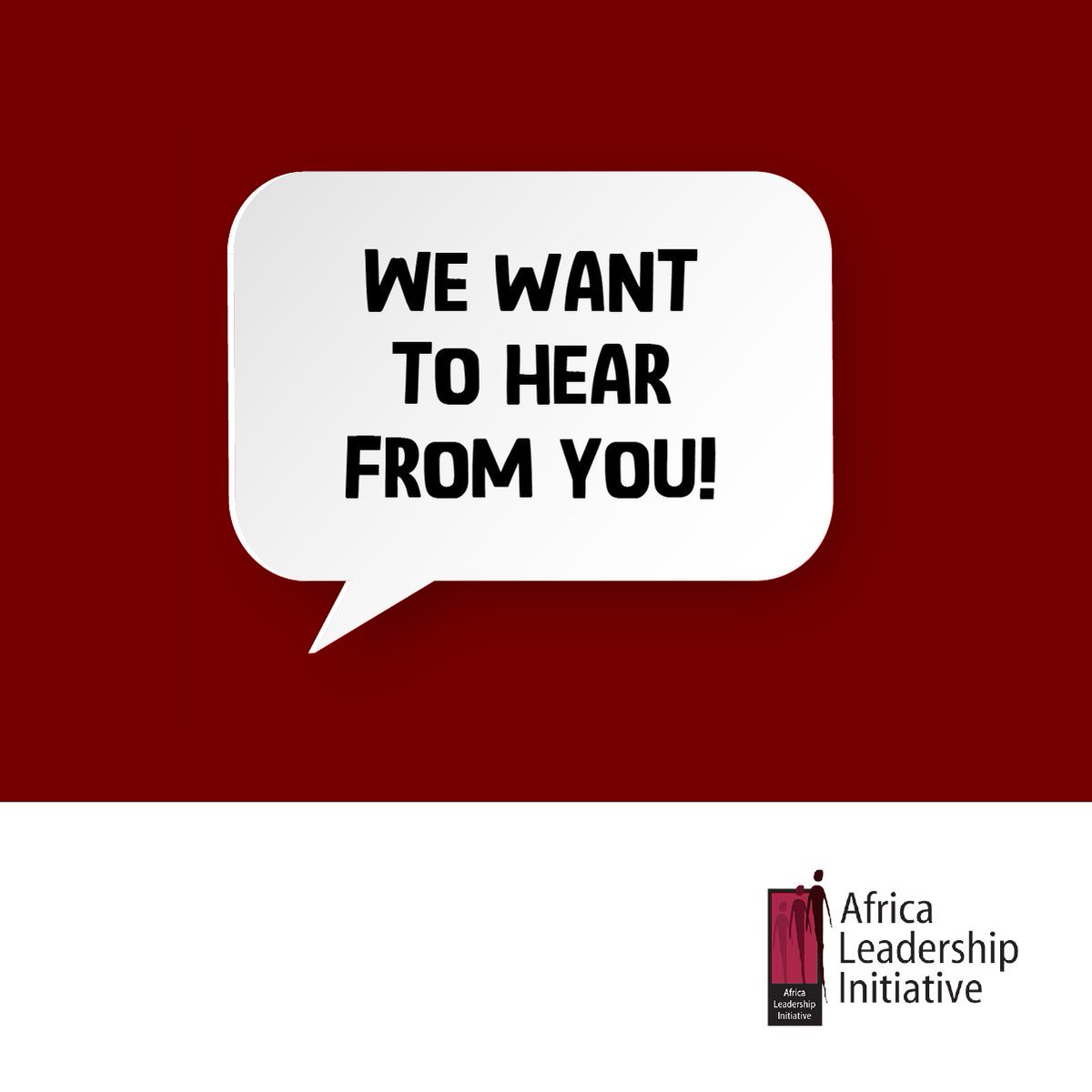 We want to hear from you! As a forward-thinking organisation, we're always looking for new ideas and perspectives on African leadership and governance. Whether you're a current or past fellow, a supporter of our programmes.

Drop us a comment below!