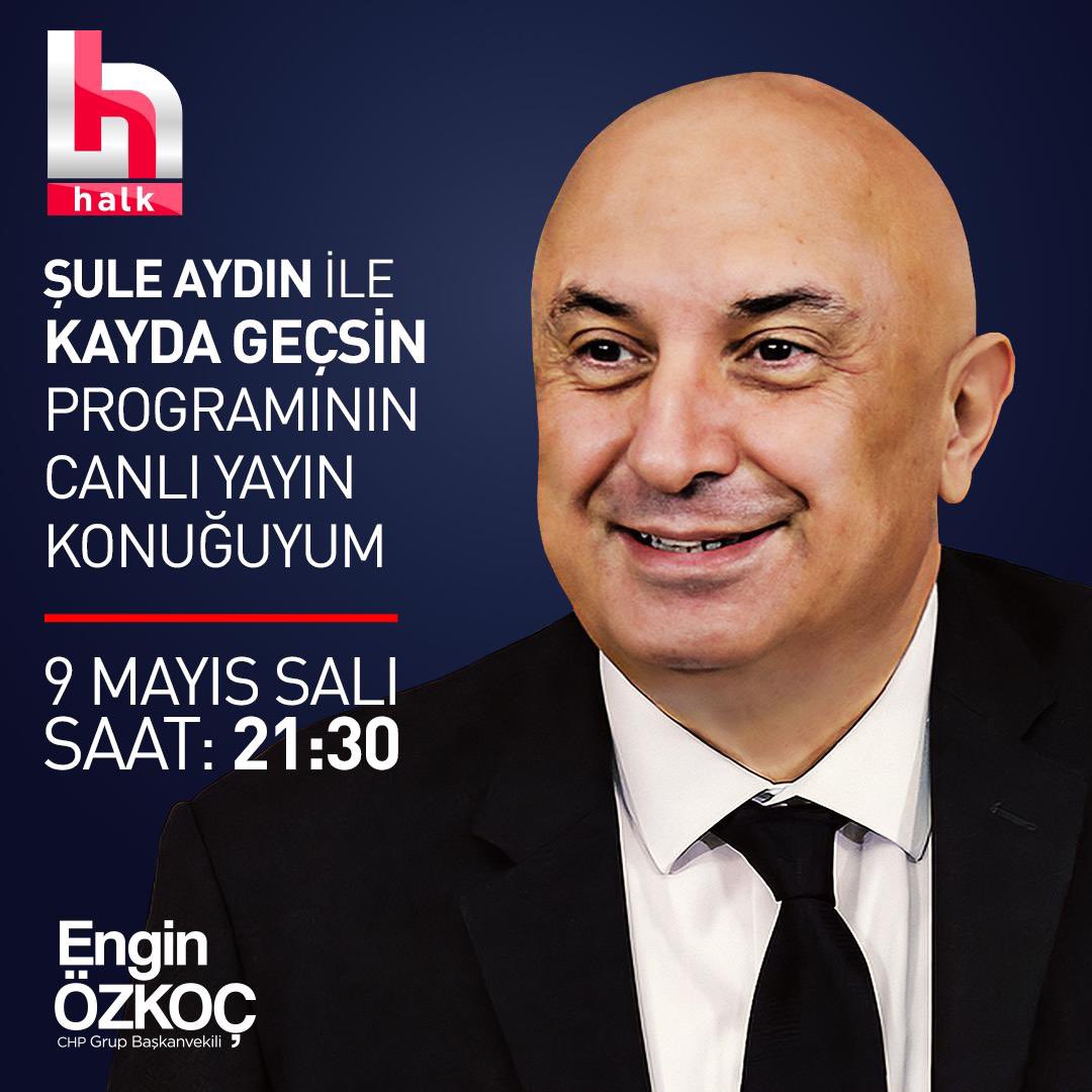 Bu akşam saat 21.30’da Halk TV ekranlarında yayınlanan Şule Aydın ile Kayda Geçsin programında soruları yanıtlayacağım. İzlemeniz dileğiyle… 

🗓️9 Mayıs Salı 
⏰21.30