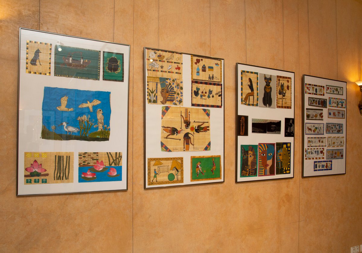 RahnEducation's tweet photo. Gemeinsam mit dem Ägyptischen Museum Leipzig freuen wir uns über 2300 Besucher:innen im Rahmen der Museumsnacht Halle &amp; Leipzig bei unserer Ausstellung „Ägypten mit Kinderaugen sehen“. Die LVZ berichtet:
https://t.co/GKsFNePm81 https://t.co/CroousF09s