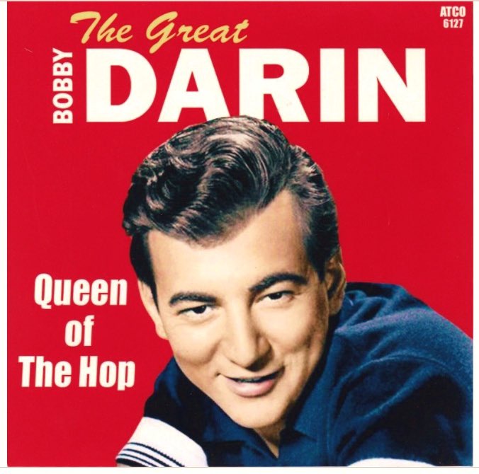 'Queen of the Hop' written by Woody Harris, recorded and released in September of 1958 by Bobby Darin. The song reached #6 on the US R&B Chart, and #9 on the US POP charts. The 'B' side was 'Lost Love' #Bobbydarin  #Rock #Popmusic #vinyl #Singer #50smusic