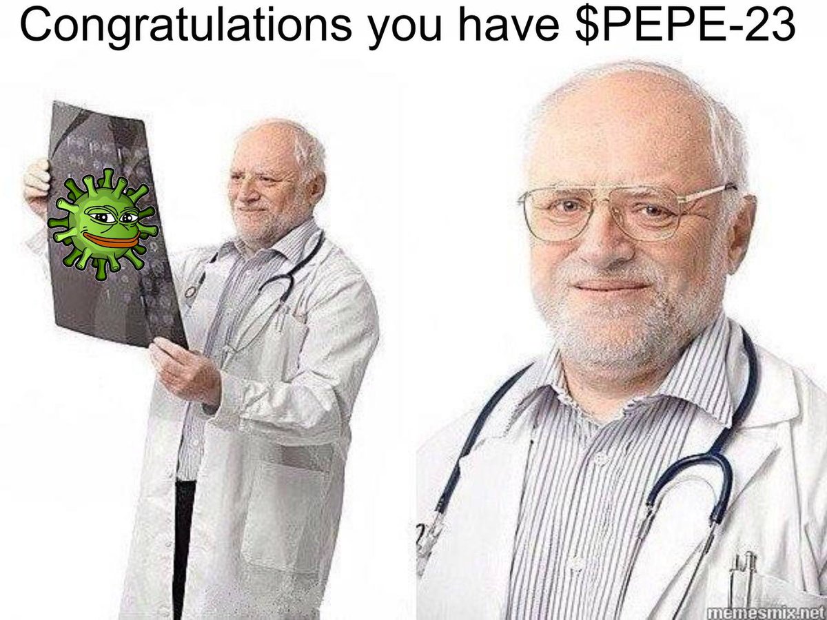 FatherOfApes's tweet photo. @MasonVersluis Good morning MASON!  Heard you were under the weather from $Pepe-23. Hope you feel better I know the Pepedemic is real. SADLY NO CURE TO THIS
@pepedemic_eth https://t.co/anrbwdu0S9