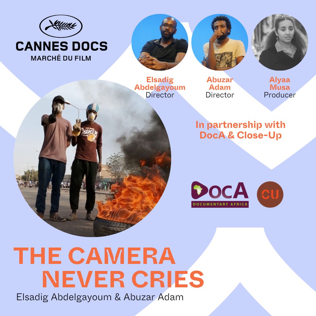 🎥 Discover the unique turn THE CAMERA NEVER CRIES took during the 2019 Sudanese revolution in Elsadig Abdelgayoum & Abuzar Adam’s documentary! Find out more about the @officialDocA & @CUinitiative project 👉 bit.ly/3M9lHMt
