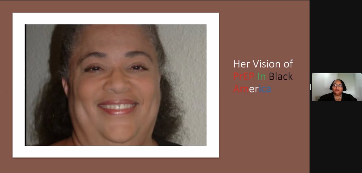 .<a href="/LeishaMcKinleyB/">Leisha McKinleyBeach</a> talks about the legacy of Dr. Dawn Smith and her vision for <a href="/PrEPInBlkUS/">PrEP In Black America</a> including the need to create a space tailored to discuss the specific disparities of #PrEP inequities in Black communities in the US. Learn more here! prep4all.org/prepinblackame…