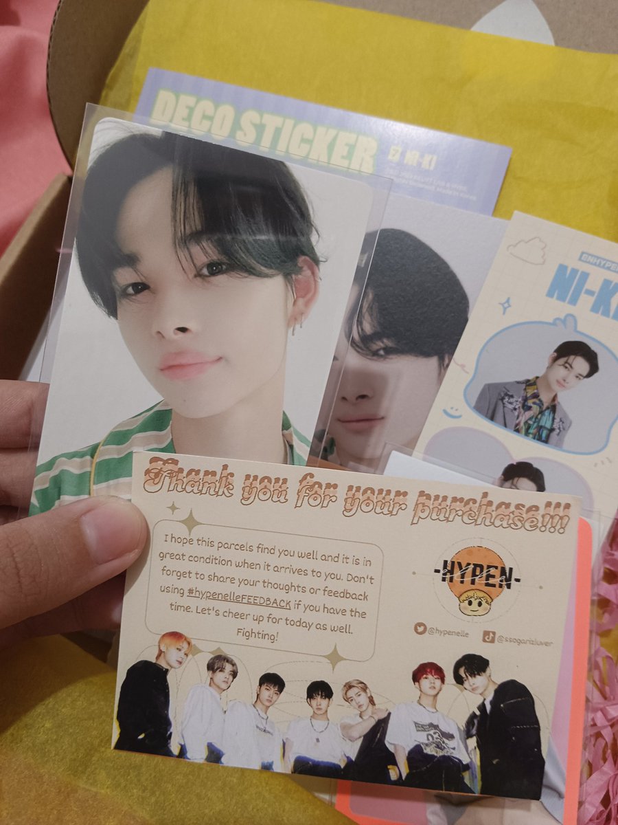 NishiNoa9's tweet photo. today's mail! Tysm sa official freebie ❤️

#nishimails #hypenelleFEEDBACK https://t.co/A14sqkYPox