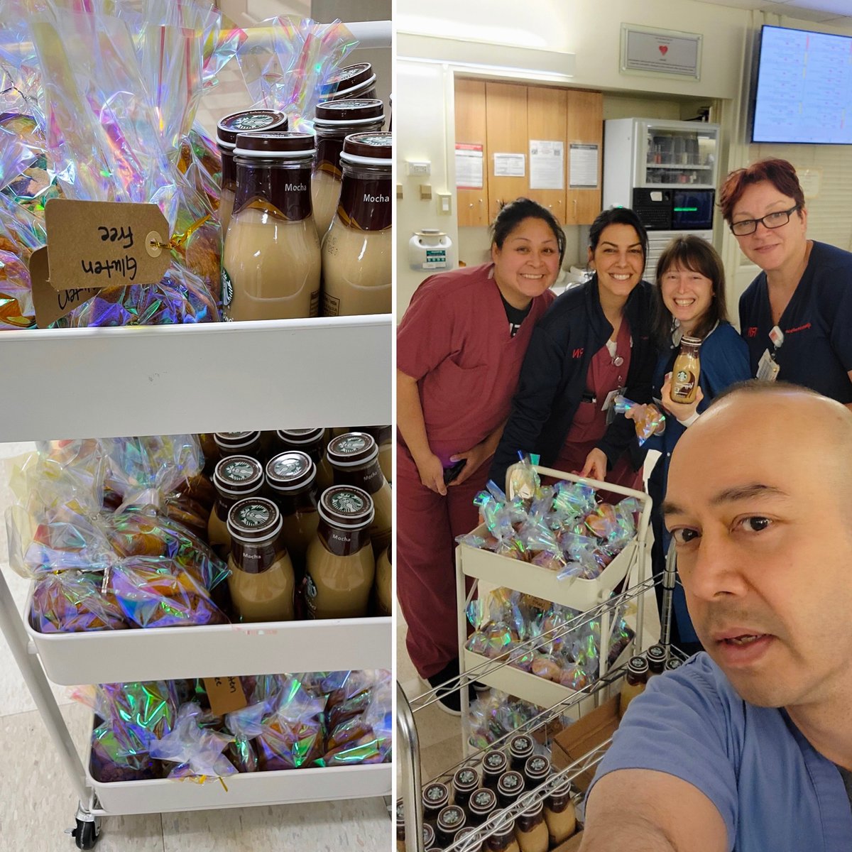 Morning huddles are an extra sweet over coffee and cookies! ☕️🍪 We love celebrating our nurses! #NursesWeek2023