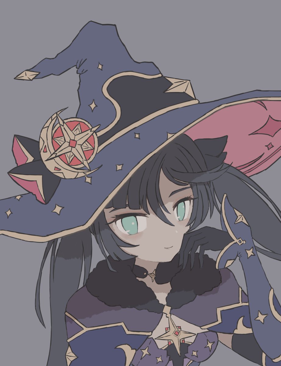 モナ(原神) 「原神のモナ」|生あべし🐧のイラスト
