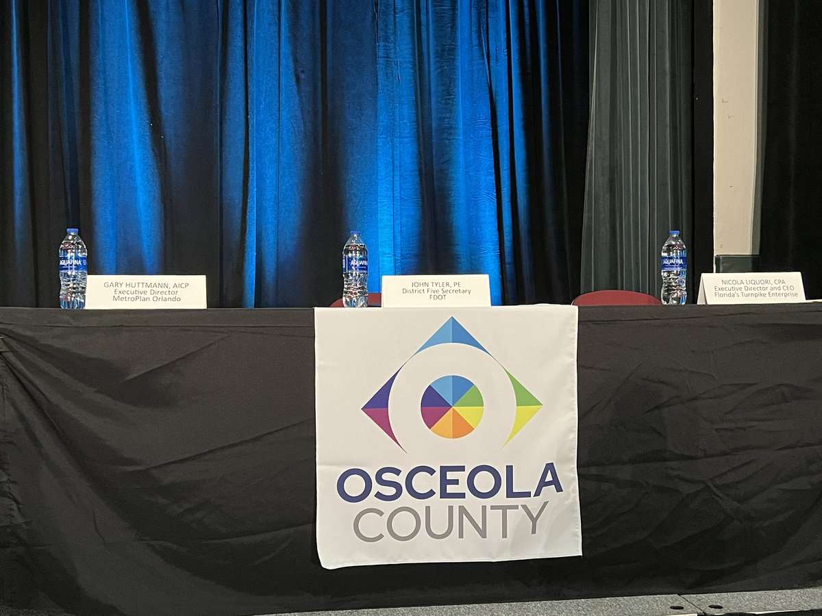 positiveosceola's tweet photo. Join @OsceolaCountyFl for their Transportation Summit at the Kissimmee Civic Center! The event will begin at 10 am and will also be live streamed on Positively Osceola! #osceolanews #transportationsummit https://t.co/UWW7I8MBfG