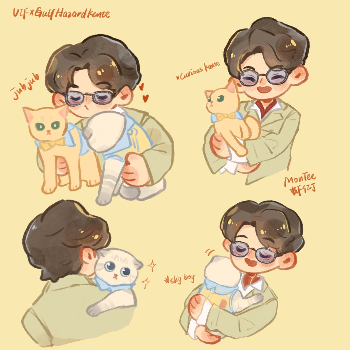MonTee_oo's tweet photo. Let's encourage our nong hazard and nong kante has been done a good job with papa gulf!!

#VIFxGulfHazardKante
#gulfkanawut #fanart 
@gulfkanawut https://t.co/gq3Ti76Gga