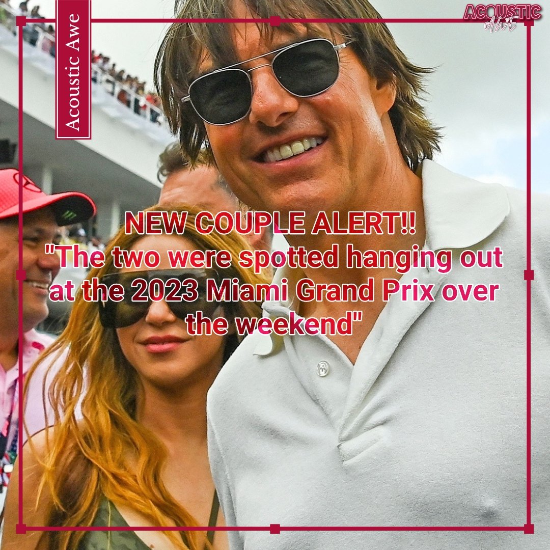 AcousticAwe's tweet photo. Two of them mingling in Miami with shady glasses on. 
.
#TomCruise #Shakira #shakiraviral #shakiraviraltiktok #shakiranews #shakiraupdates #hipsdontlie #wakawakashakira #missionimpossible7 #missionimpossible #tomcruisenews #TomCruiseupdates #tomcruisefans #TopGun #TopGunMaverick https://t.co/AYZu2b61j5