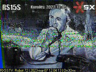 onxmike's tweet photo. #RS15S #OrbiCraft-Zorkiy #SSTV sur 437.850 MHz (FM) #SSTV Mode Robot72 ... 4 photo reçu 73's https://t.co/5pVZSYPsno