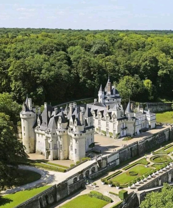 Anne5954's tweet image. .Le château  d'Ussé
En Indre et Loire
Sa construction debute au XVe siècle et se termine au XVIIe siècle. 
Il appartient au 7e Duc de Blacas