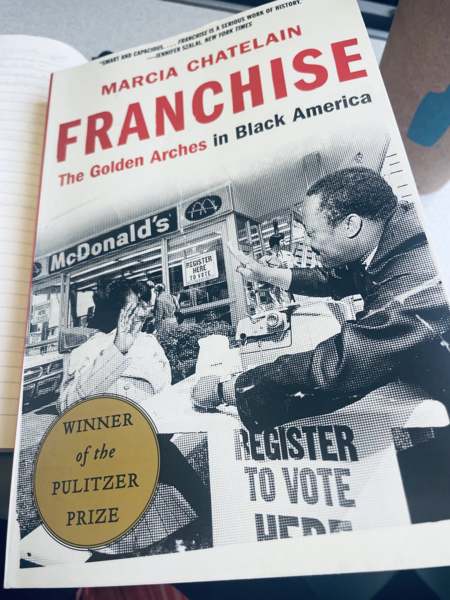 Grateful to be in conversation today with the mighty ⁦@DrMChatelain⁩ whose book Franchise belongs on every American’s shelf 🙏 ⁦@NewAmerica⁩ ⁦@PulitzerPrizes⁩