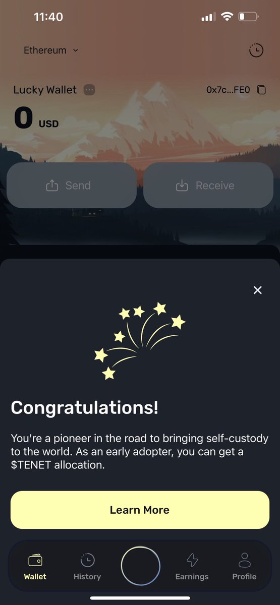 这个钱包项目背景不错，主打一个不需要助记词通过生理指标识别(面部识别解锁)。基本确定是daomaker会主力推的标的之一，到时候可能又是卷到不行。
现在刚刚开了测试钱包下载，早期玩家可以获得代币额度(有排名)可以撸一下，推荐码 T8CFOJKR，没有推荐码你得排很久队。