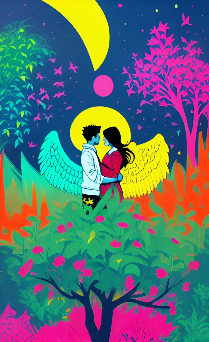 AlberichChilion's tweet photo. "And all the others together with them took unto themselves wives...to defile themselves with them, and they taught them charms and enchantments, and the cutting of roots, and made them acquainted with plants." - Enoch 7:1 Pt. 2 #Aiart #AiArtwork #Enoch #wives #charms #plants https://t.co/lPFld5NoeL