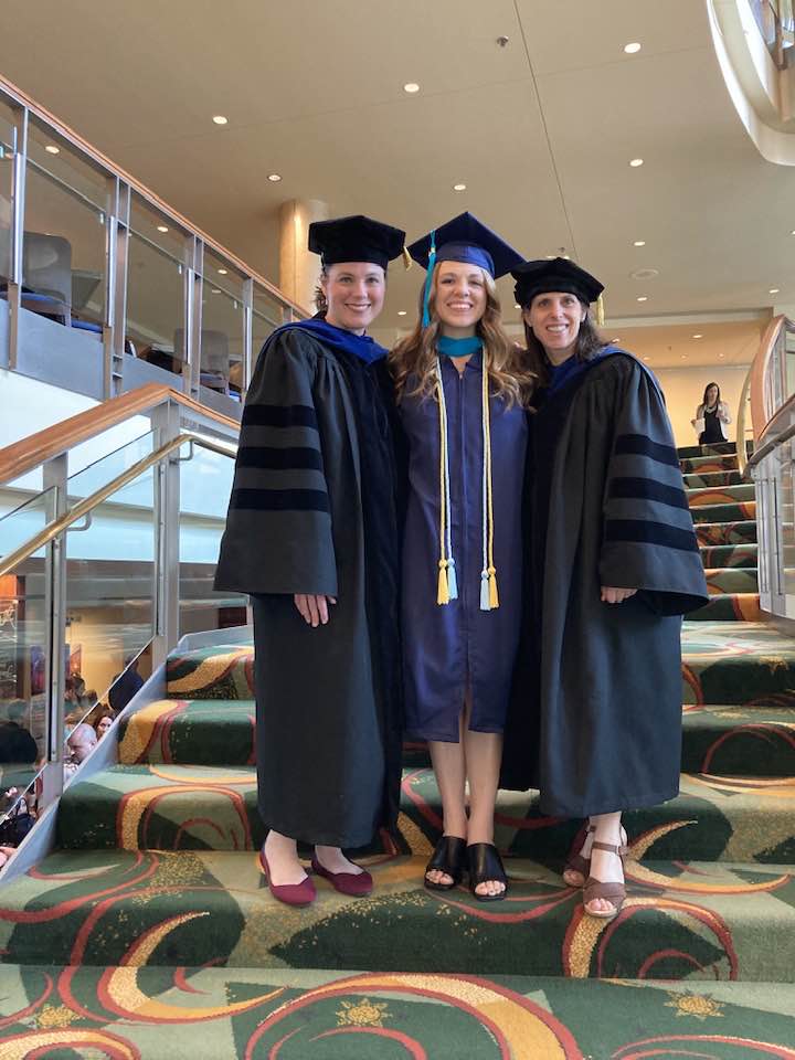 Last night @MekailaMCarey - a fabulous member of the ARMS Team - graduated w/ her MPA from @UConnSPP.  ARMS leadership @kerri_raissian and @JNecciDineen were so happy to celebrate with her!