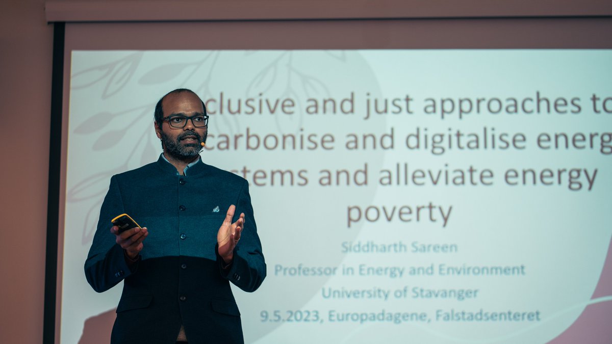 Trondelageo's tweet photo. @sidsareen providing a very insightful intervention on energy poverty! 

Thank you for educating us on how the shifts to low-carbon energy infrastructure can have synergies with energy poverty alleviation for a just transition. 👏🔋 https://t.co/0zpjJiEaK7
