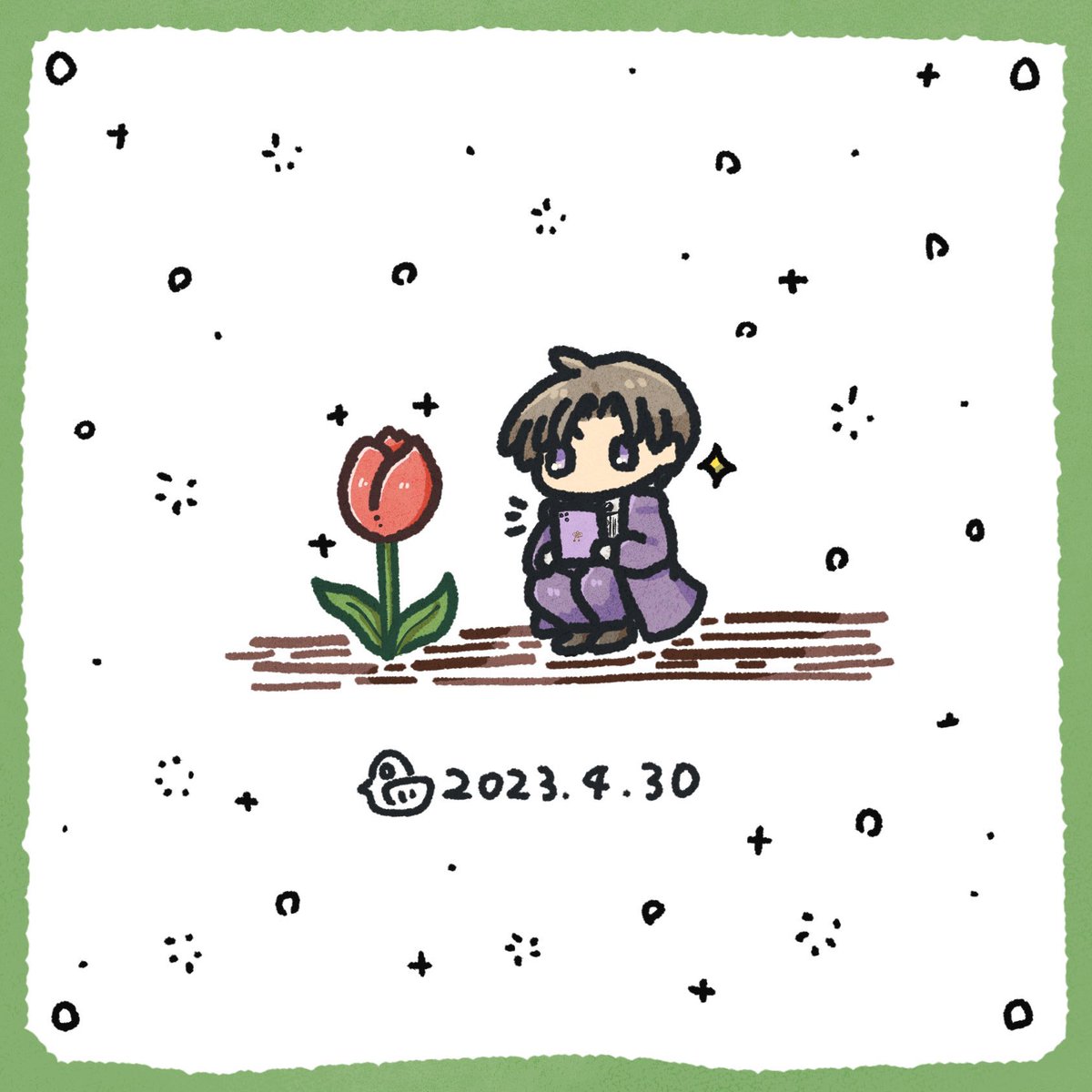 お花のお側に長谷部くん。 (再掲)  とうらぶ / 長谷部くん #刀剣男士の花まつり