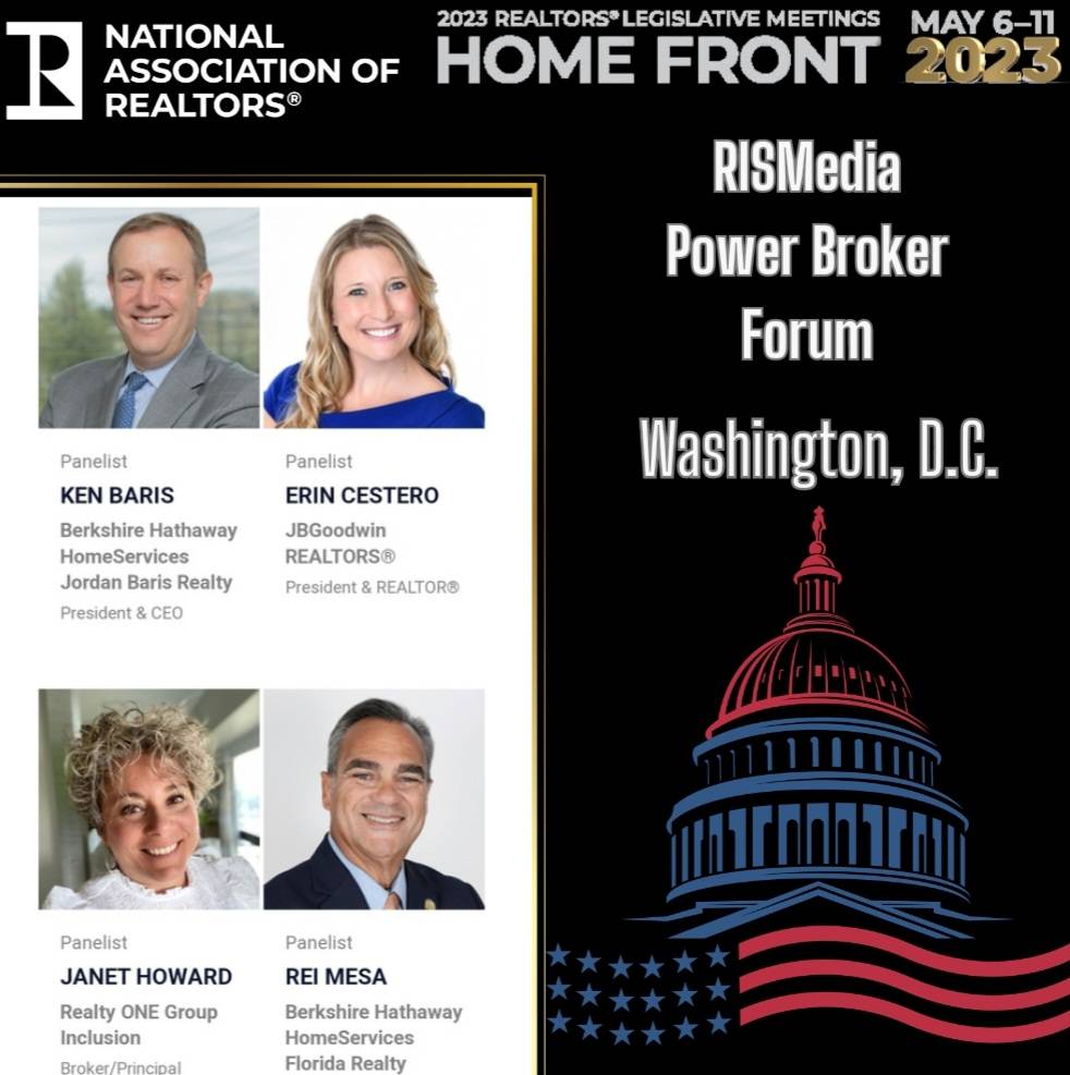 RealtyONESav's tweet photo. Today is the ONE day we share the #ONEmission w/ Realtors & Brokers across America live from Washington, D.C. at the RISMedia Power Broker Forum.
🎉®️☝️🏡🎉
#RealtyOneGroupInclusion
#NationalAssociationofRealtors
#RealtorsLegislativeMeetings
#RISMedia
#PowerBrokerForum https://t.co/6X94N5OgDG