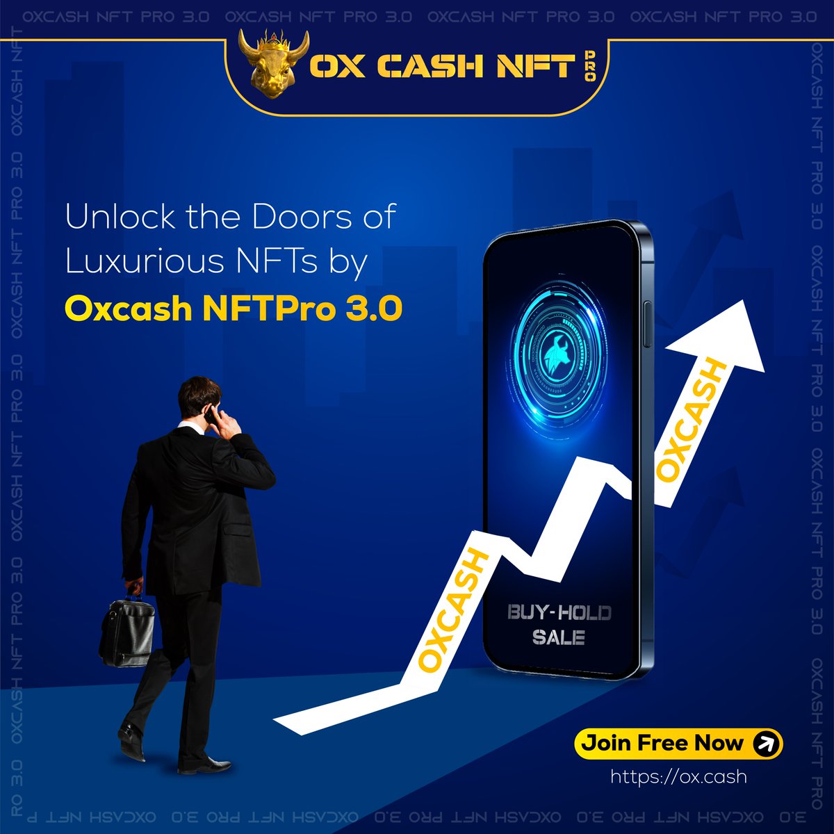 OxCash2's tweet photo. Unlock the Doors to Success with the Key of NFTs from Oxcash NFT Pro 3.0.
Join us for Free Today.
Want to explore more about Oxcash NFT Pro 3.0?
Visit our website today:
https://t.co/hY92pCrwwl
#oxcash #nftcollection #oxcashnft #blockchain #Trading #crypto #cryptocurrency https://t.co/rDnm5GR9Jo