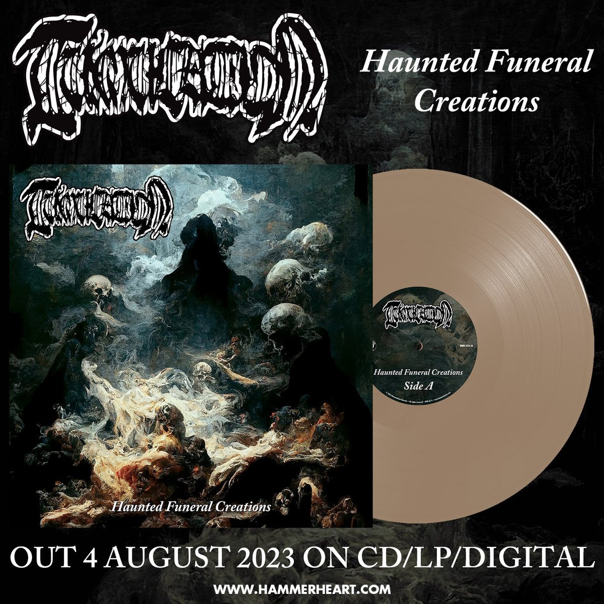 hammerheartrecs's tweet photo. Pre-order Tumulation’s debut album “Haunted Funeral Creations” on CD, LP and digital now! Pure fucking filth and destruction!
Pre-order here:
https://t.co/i2SQ1M3xHi
#tumulation #doommetal #hammerheartrecords https://t.co/peEVtGd75G