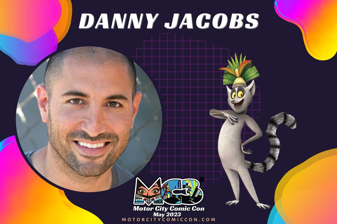 MotCityComicCon's tweet photo. 🔥Detroit native #DannyJacobs is coming to #MotorCityComicCon 2023!

💥You may have seen him as #KingJulien in #ThePenguinsofMadagascar and you can meet him at #MC3 2023!

🎫Tickets are available at https://t.co/eSG3VyEQc7
📷Photos Ops are available at https://t.co/0RtT9xcGlo https://t.co/sBu6ZjUTQc