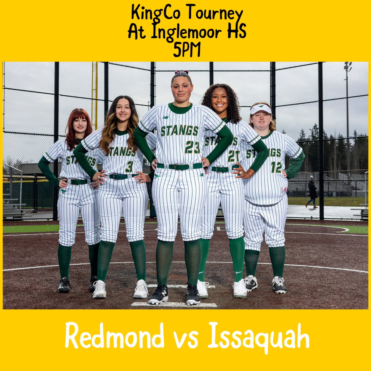 KingCo Tourney at Inglemoor HS-Redmond vs Issaquah, 5PM #gomustangs🐎