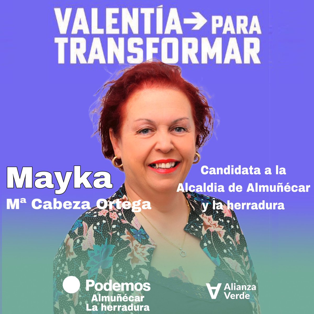 PodemosAlmunec's tweet photo. #ValentiaParaTransformar
Podemos - Alianza Verde en la Costa Tropical todas sus candidaturas están presididas por mujeres, 100% de las Alcaldesas que proponemos.
#TransformarAlmuñecar
#TransformarMotril
#TransformarSalobreña
#SiSePuede💪🏻 https://t.co/3iAyAvAMjS
