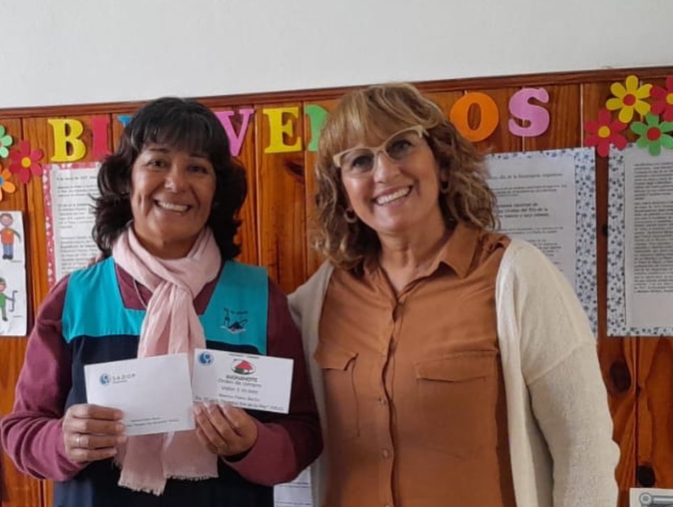 🎁Estuvimos en las escuelas Boneo, Madre Cabrini, Nuestra Señora de la Paz y Misericordia entregando los regalos a las ganadoras del sorteo “Sadop te acompaña… siempre”

Felicitaciones!👏🏻
