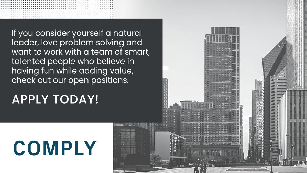 We're #hiring!

Do you find yourself constantly questioning the status quo? Are you relentless about finding creative solutions to complex challenges? Are you obsessed with always getting it right? If so, check out our open roles and apply today! recruit.hirebridge.com/v3/CareerCente…